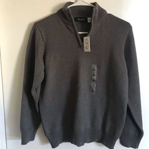 Brand new Cotton blend grey sweater in boys size L